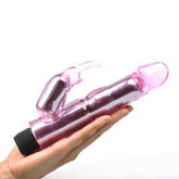 Waves Of Pleasure Crystal Pink Rabbit Vibrator - Adult Planet - Online Sex Toys Shop UK